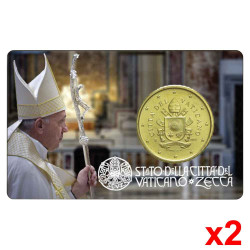 2 Minisets 50 cent Vatican...