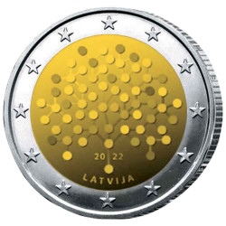 2 Euro Lettonie BU 2022 -...