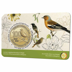 2,5 Euro Cupronickel Belgique BU 2022 - 100 ans de la protection des oiseaux