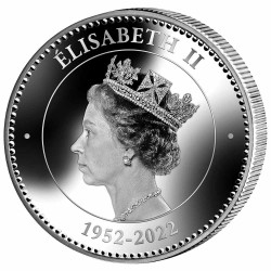 Pièce de collection Reine Élisabeth II