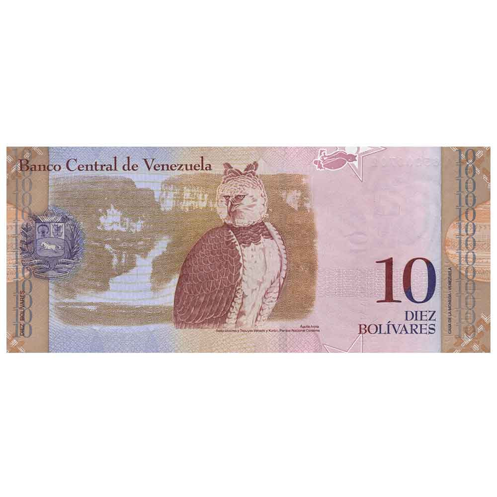 10 Bolivares Vénézuéla 2007 - Harpie féroce
