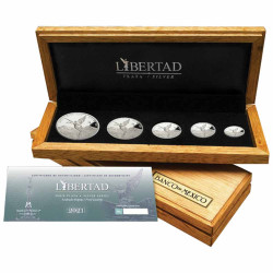 Coffret Argent Mexique BE 2021 - Libertad