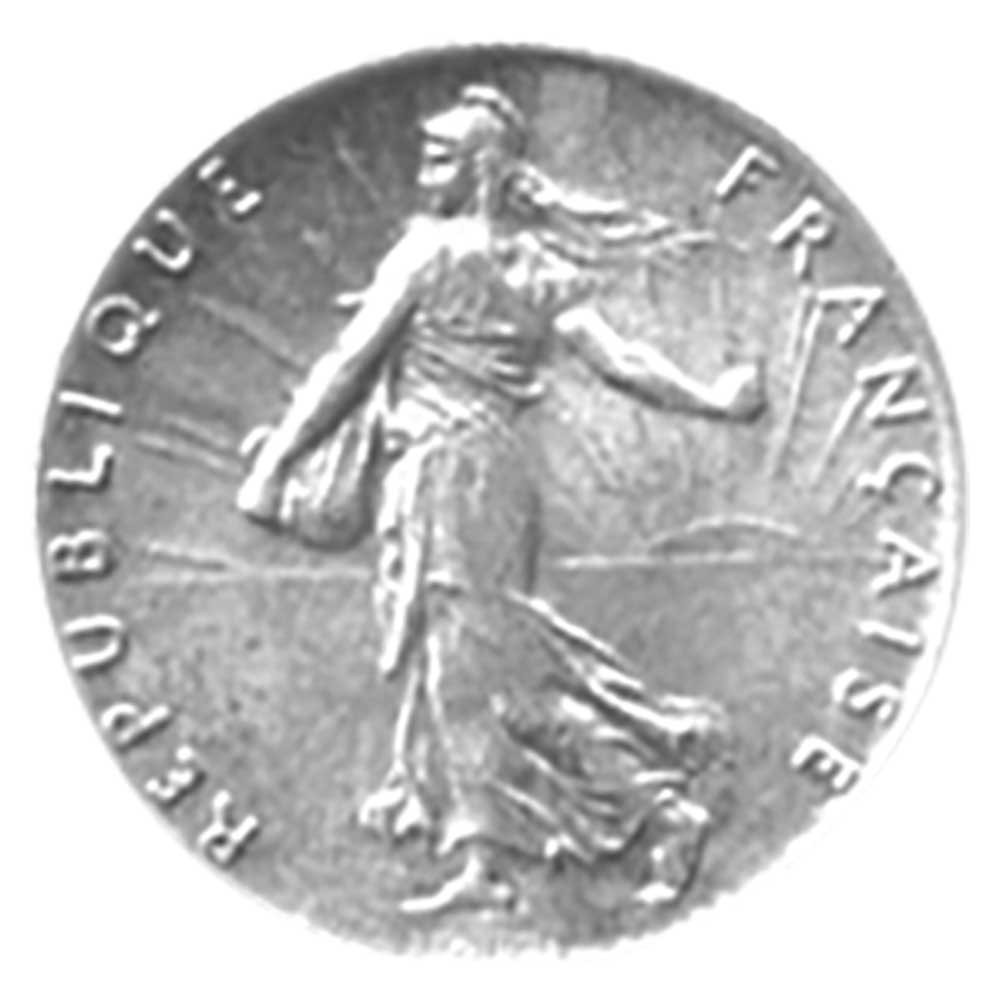 1919 - 50 Centimes Argent - type Semeuse 3e République