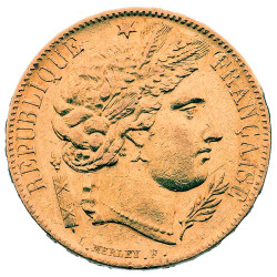 20 Francs Or Cérès 1850A