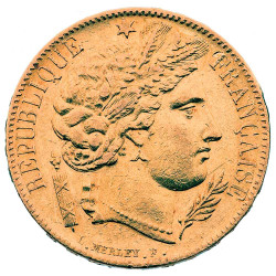 20 Francs Or Cérè IIe République 1850 A