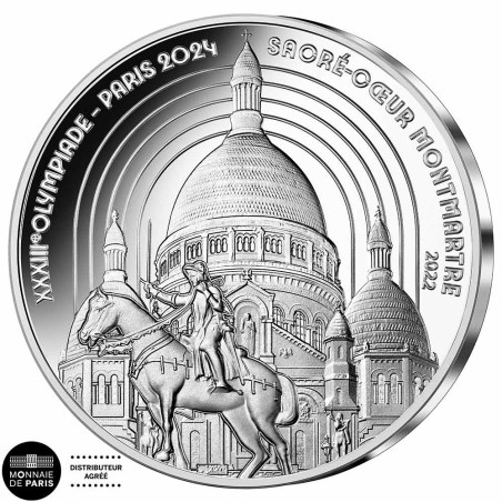 10 Euro Argent France BE 2022 - Sacré-Cœur de Montmartre