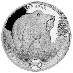 20 Francs Argent BU 2022 - Vie sauvage - L’ours