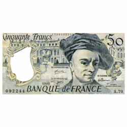 50 Francs Quentin de La Tour