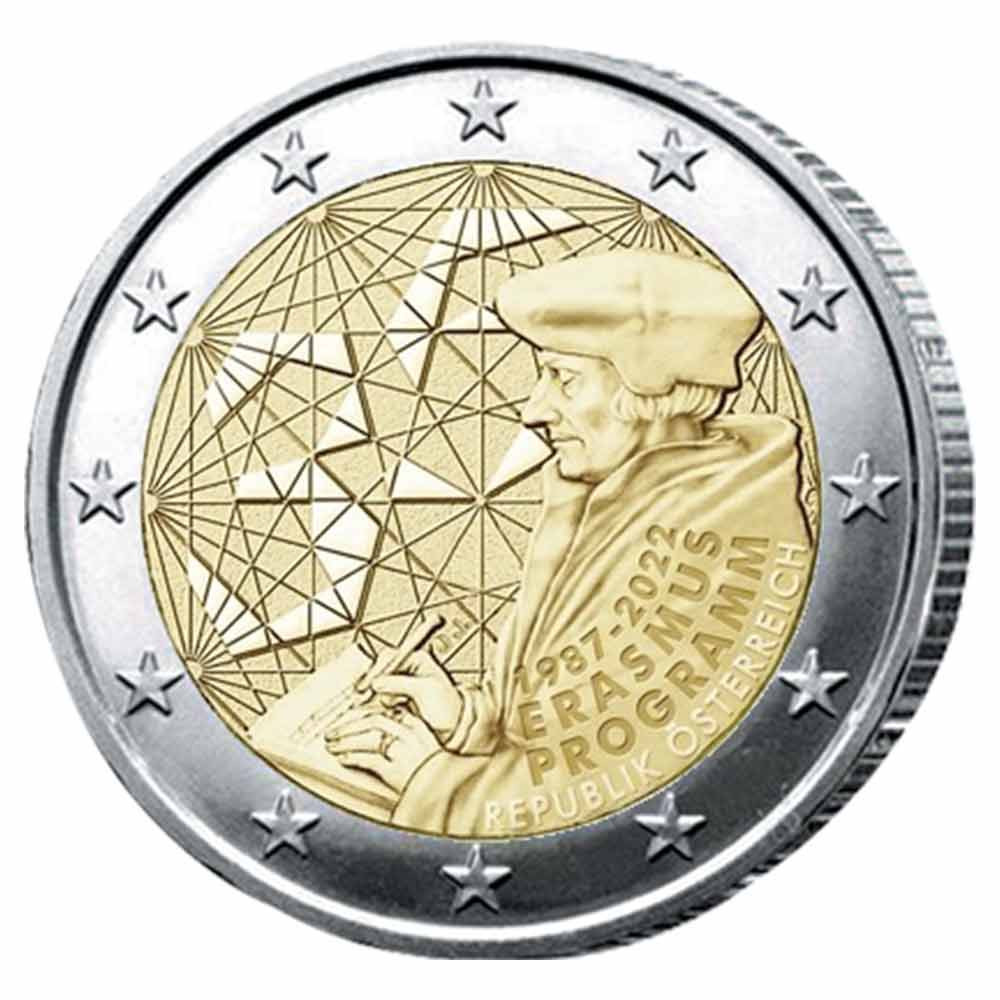 2 Euro Autriche 2022 - 35 ans Erasmus