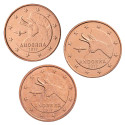 Le Set 1, 2 et 5 Cents Andorre offert*
