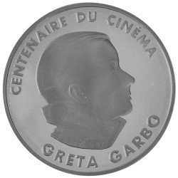 100 Francs Argent France BE 1995 - Centenaire du cinéma : Greta Garbo