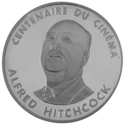 100 Francs Argent France BE 1995 - Centenaire du cinéma : Alfred Hitchcock
