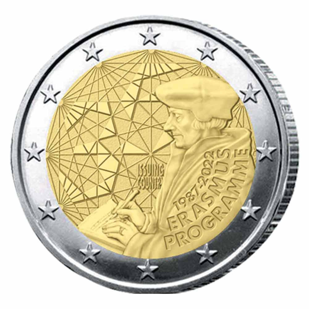 2 Euro Lituanie 2022 - 35 ans Erasmus