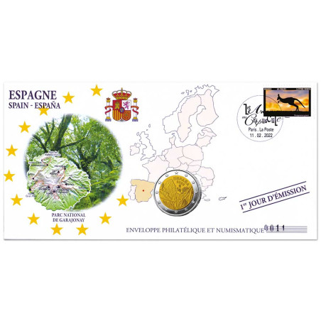 2 Euro Espagne 2022 - Parc de Garajonay