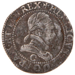 1/2 Franc Argent Henri III...