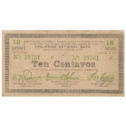 10 Centavos Philippines 1942