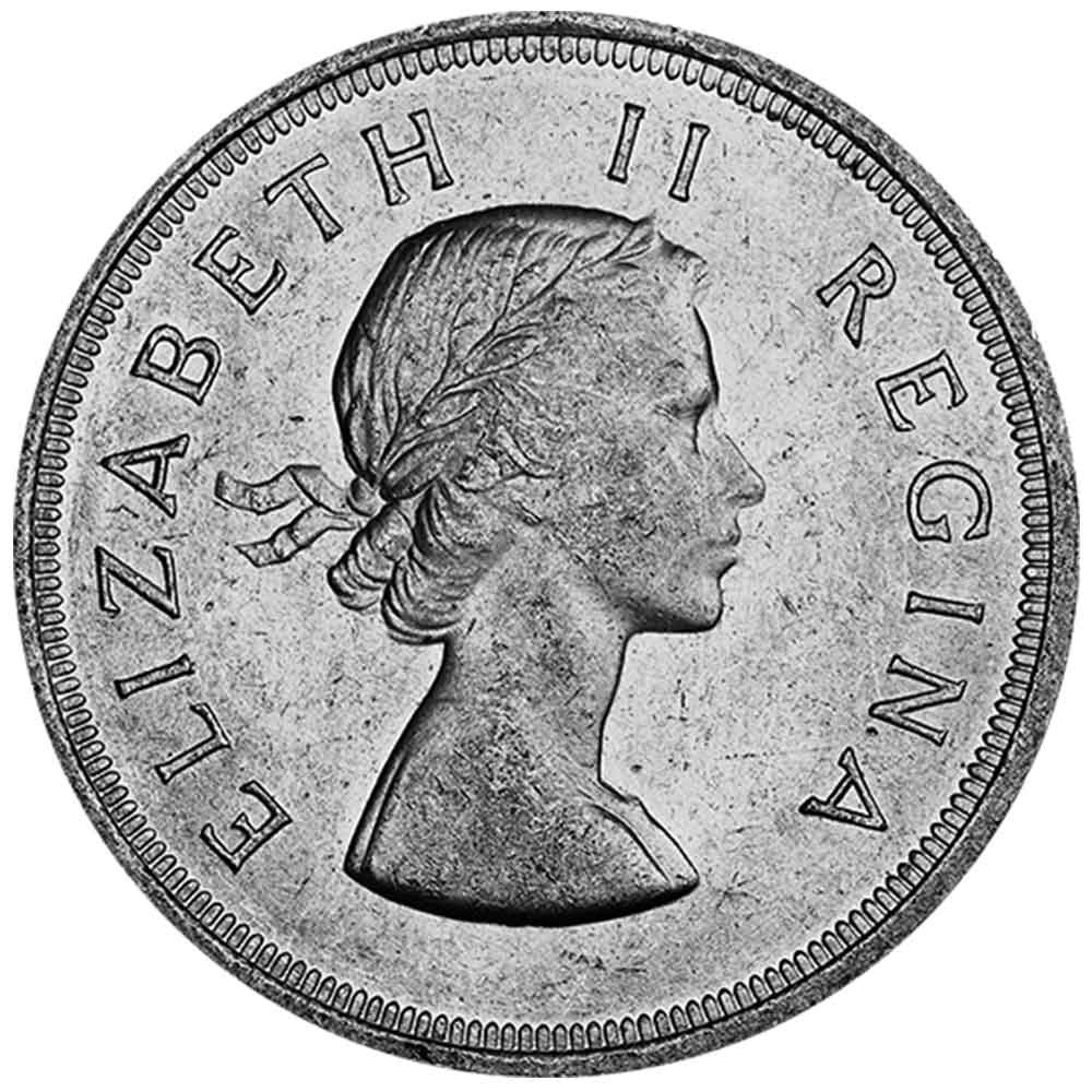 5 Shillings Argent Afrique du Sud 1953-1959