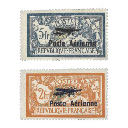 2 timbres Poste aérienne de...