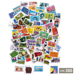 300 timbres France...