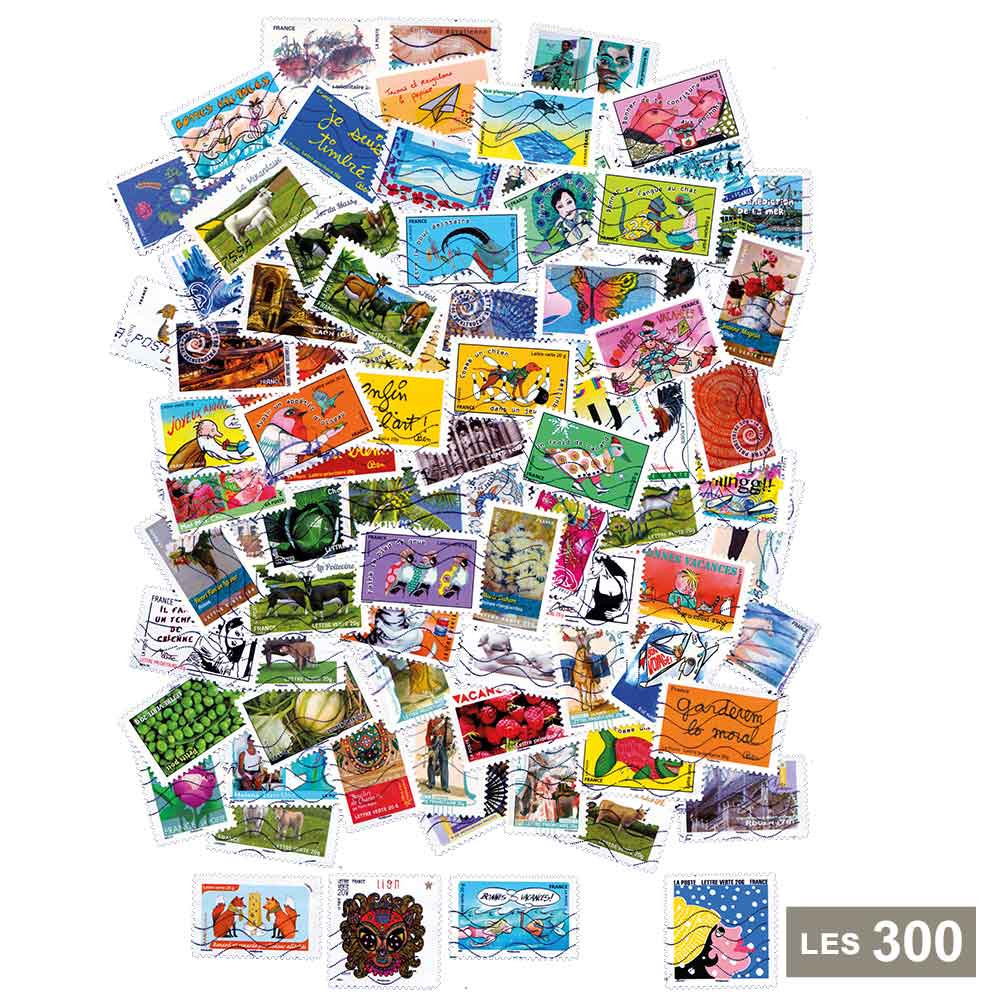 300 timbres France autoadhésifs