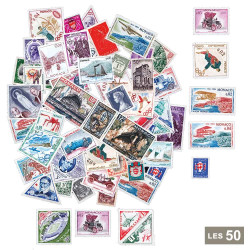 50 timbres Monaco