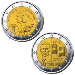 Lot 2 x 2 Euro Luxembourg 2022