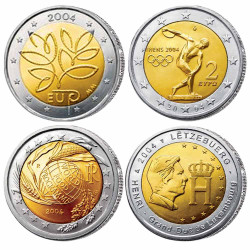 Lot 4 x 2 Euro 2004