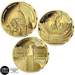 Lot 3 x 50 Euro Or France...