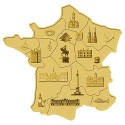 500 Francs 2021 dorée -...