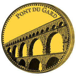 Le Pont du Gard dorée