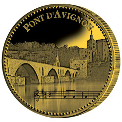 Le Pont d'Avignon dorée
