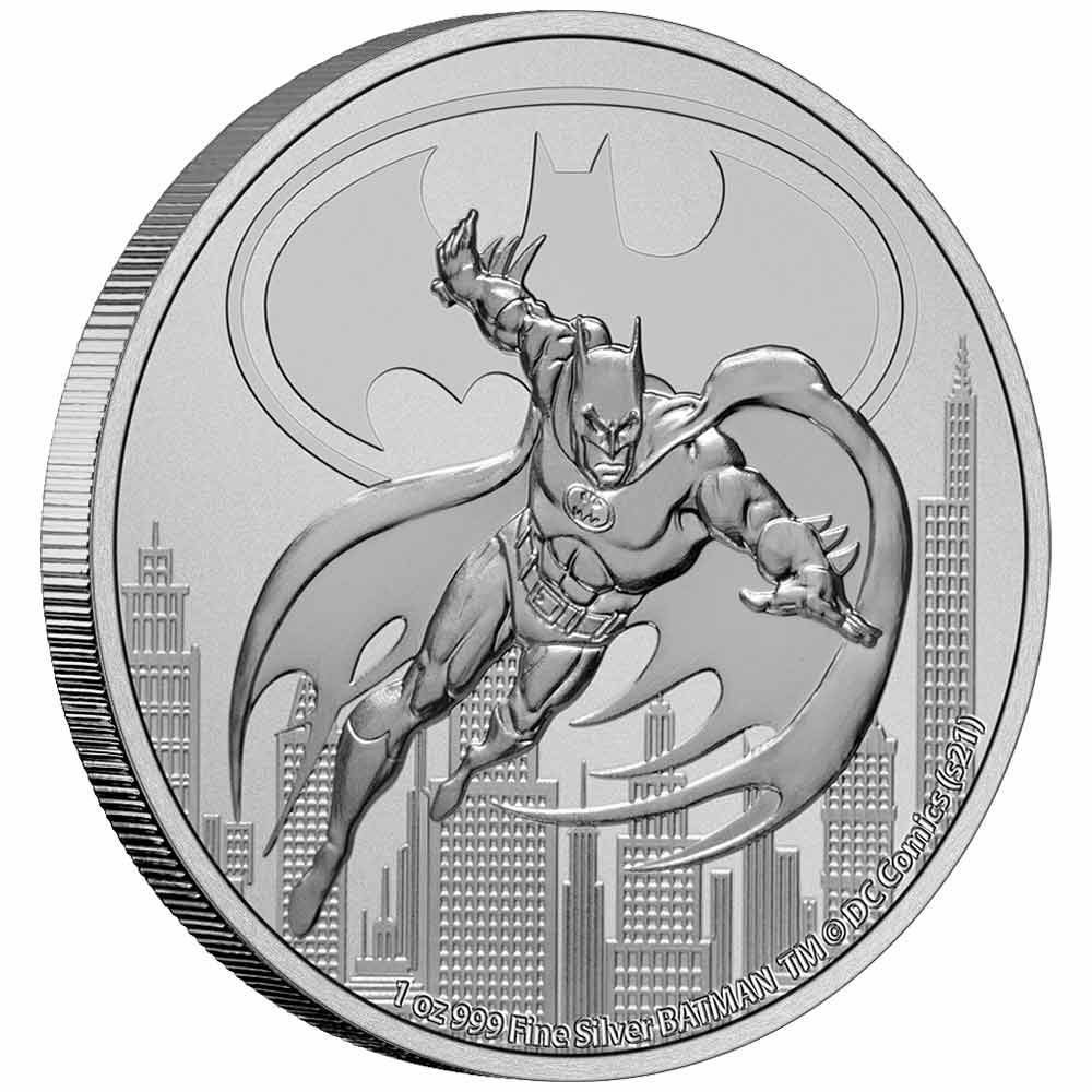 2 Dollars Argent Niue BE 2021 - Batman