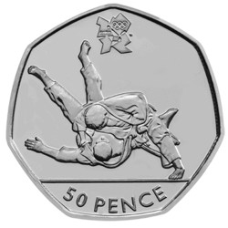 50 pence Judo BU 2011 - JO...