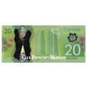 Billet 20 Dollar Canada - Reine d'Angleterre (2)
