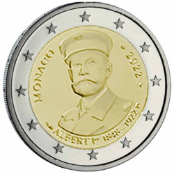 2 Euro Monaco BE 2022 - Albert 1er