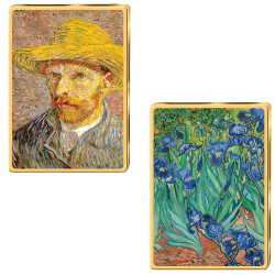 Lot des 2 Monnaies Or 2022 Van Gogh