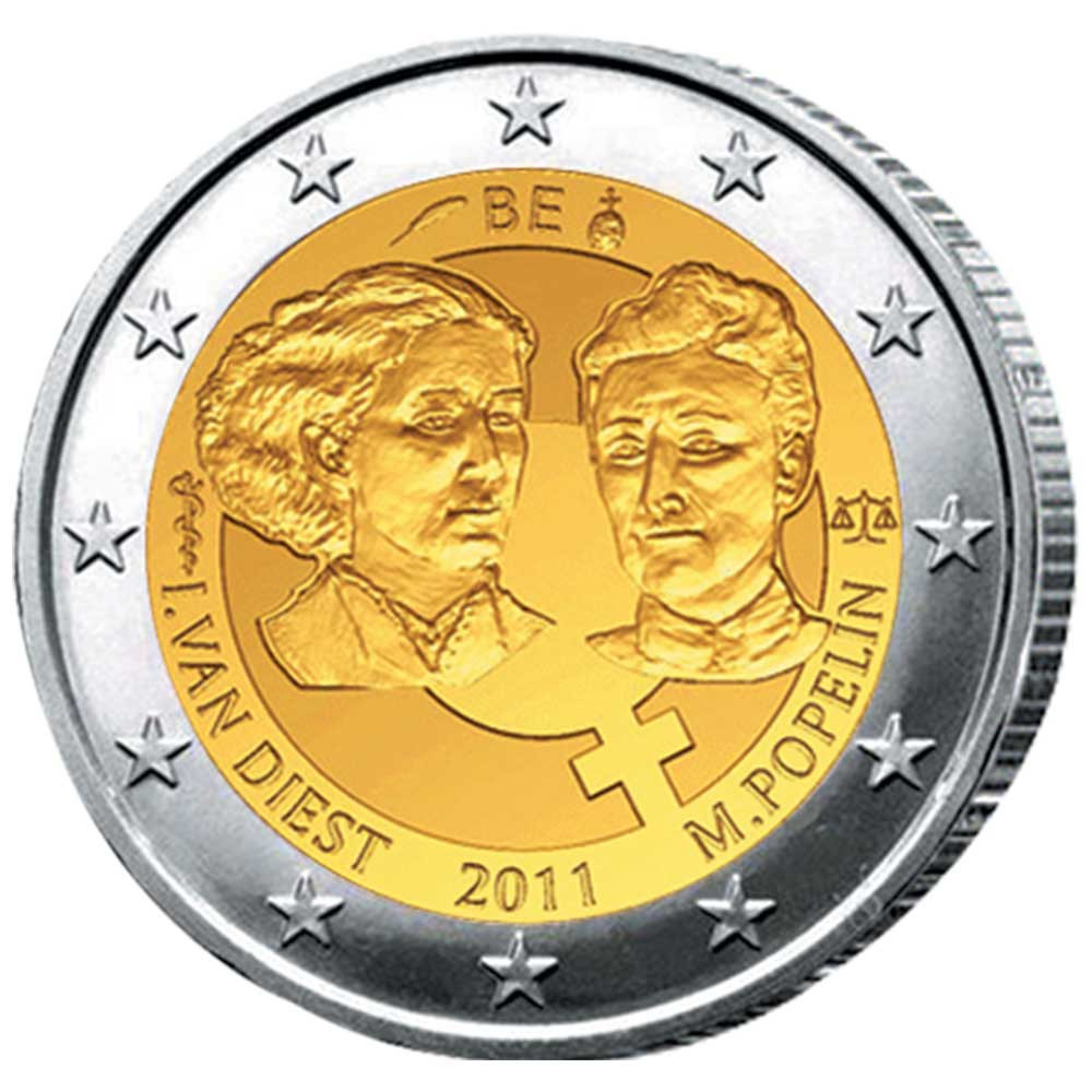 2 Euro 100 ans de la Journée internationale de la Femme - Belgique 2011