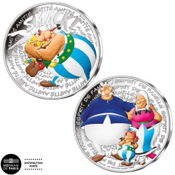 Lot 2 x 50 Euro Argent 2022 colorisée - Astérix
