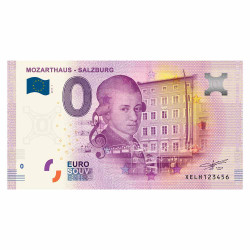 Billet Souvenir 0 Euro - Mozart
