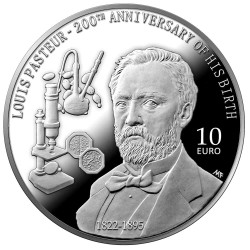 10 Euro Argent Malte BE 2022 - 200 ans de Pasteur