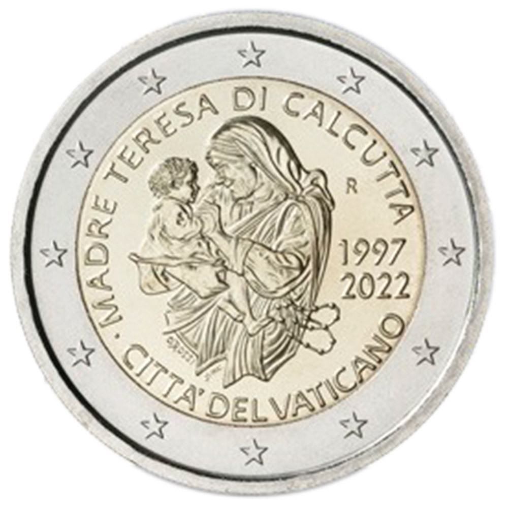2 Euro Vatican BU 2022 - Mère Teresa