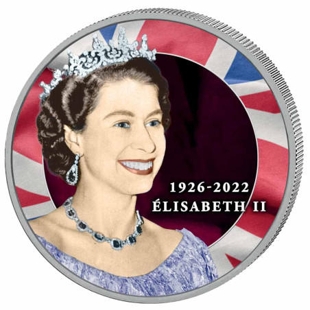 La 2 Euro Élisabeth II enduite offerte*