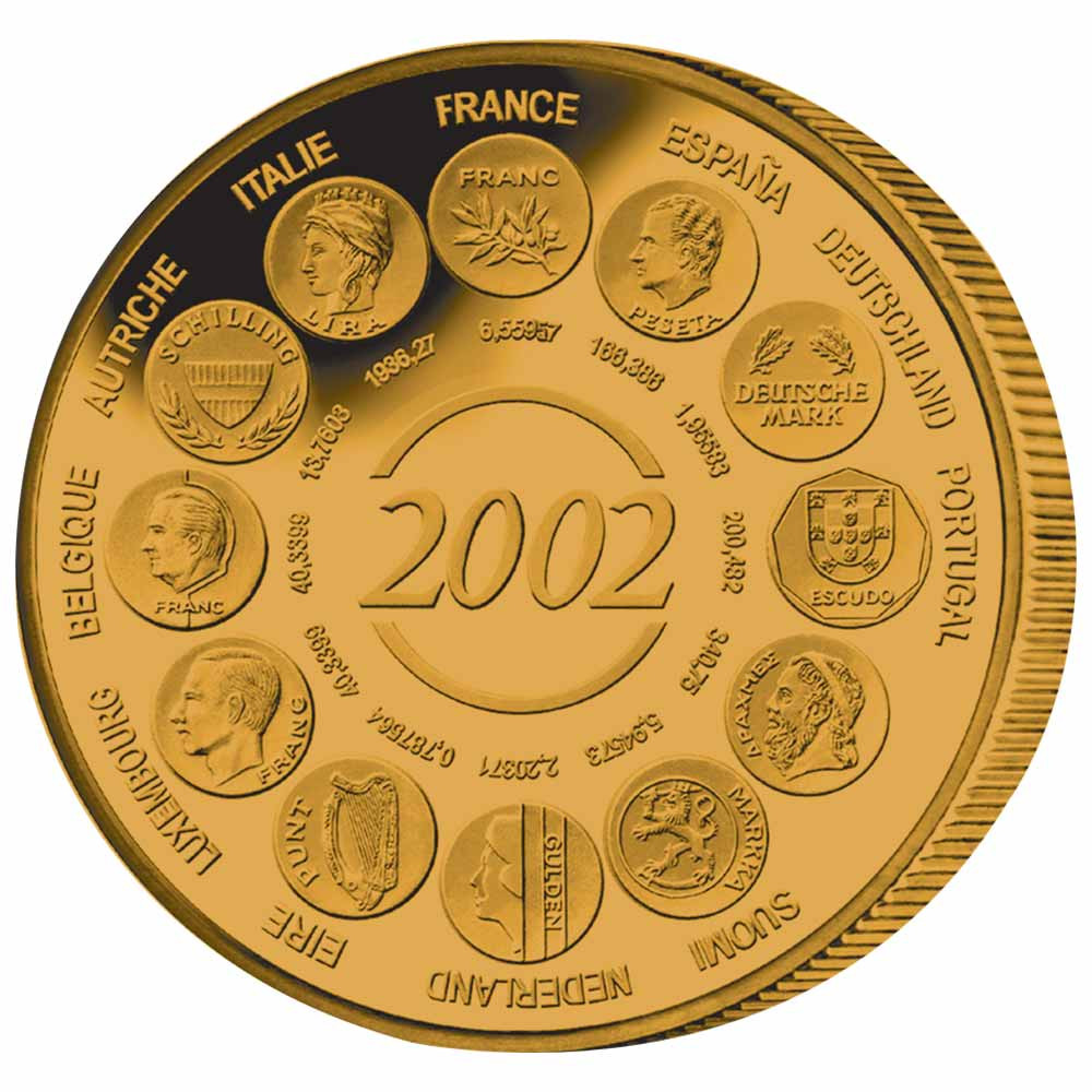 2002 - Naissance de l'Euro Fiduciaire - Bronze