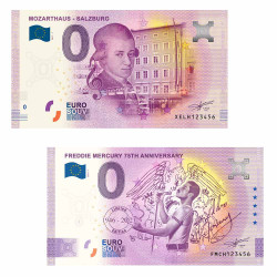 Lot 2 Billets Souvenirs 0 Euro