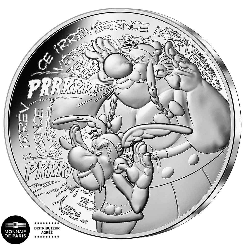 10 Euro Argent France 2022 - L'Irrévérence - Astérix