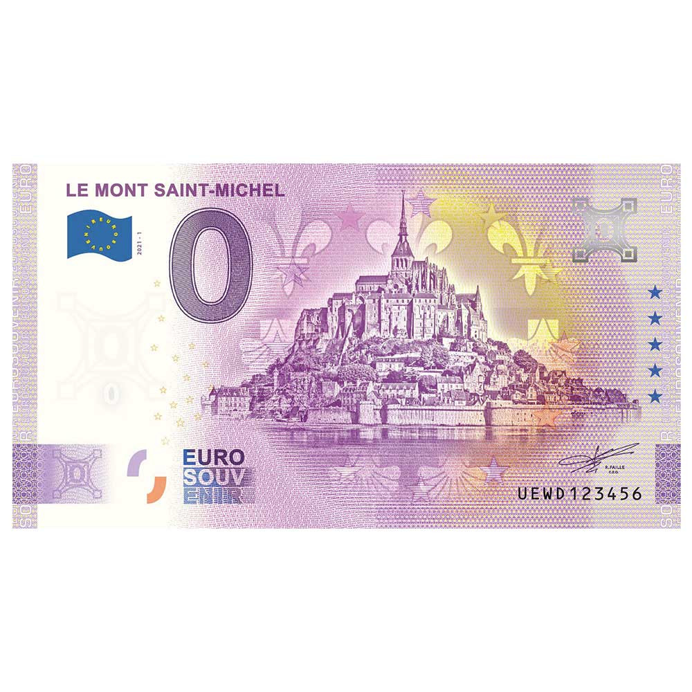 Billet Souvenir 0 Euro - Mont-Saint-Michel