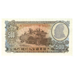 500 Leke Albanie 1957