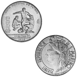 Lot des 2 monnaies 1986