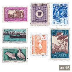 15 timbres Nouvelle Calédonie*