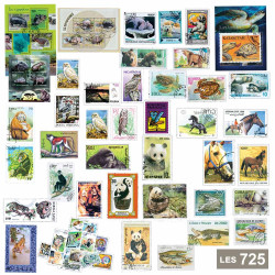 Les 725 timbres Animaux*